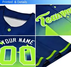 Gold Black Tiger Stripe Gradient Baseball Jersey 5