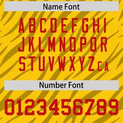 Gold Black Tiger Stripe Graffiti Pattern Football Jersey 4