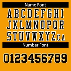 Gold Black-White Classic Style Authentic Football Jersey 4