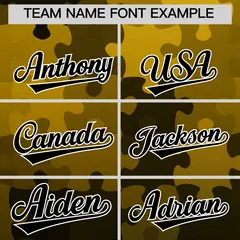 Gold Black White Puzzle Elements Baseball Jersey 3