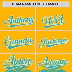 Gold Bright Green Graffiti Pattern Bossinia Baseball Jersey 3