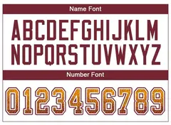 Gold Burgundy-White Drift Mesh Football Jersey 3