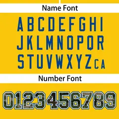 Gold Camo Font Authentic Baseball Jersey 4