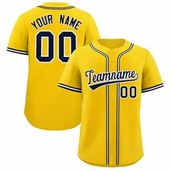 Gold Classic Authentic Baseball Jersey 1