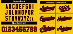 Gold Crimson-Black Stripe Raglan Baseball Jersey 3