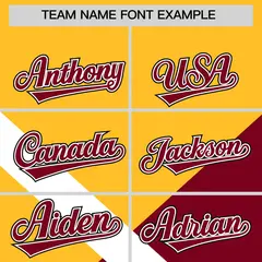 Gold Crimson Raglan Varsity Full-Snap Letterman Baseball Jacket 3