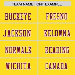 Gold Crimson Shoulder Cut Two-Tone Flag Football Jersey 3