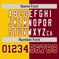 Gold Crimson Two Tone Striped Authentic Baseball Jersey 4