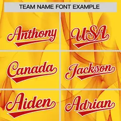 Gold Fumes Graffiti Pattern Authentic Baseball Jersey 3
