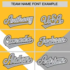 Gold Gray Raglan Varsity Full-Snap Letterman Baseball Jacket 3
