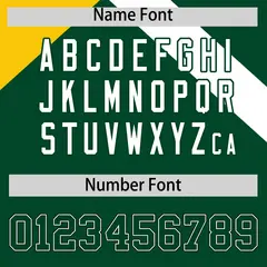 Gold Green Raglan Sleeves Full-Snap Letterman Baseball Jacket 4