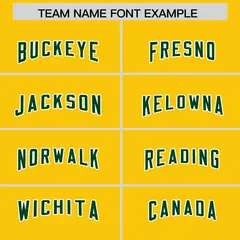 Gold Green Retro Sleeve Line Authentic Football Jersey 3