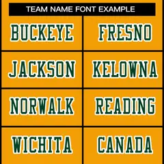 Gold Green-White Classic Style Authentic Football Jersey 3