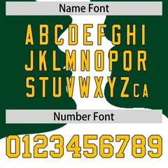 Gold Green White Couple Silhouettes Valentine's Day Baseball Jersey 5