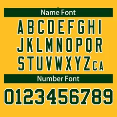 Gold Green-White Full Button Classic Baseball Jersey 4