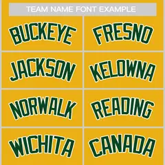 Gold Green-White Solid Varsity Letterman Jacket 4