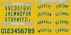 Gold Green-White Stripe Authentic Fashion Baseball Jersey 3