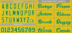 Gold Green-White Stripe Authentic Fashion Baseball Jersey 3