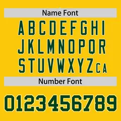 Gold Green Zebra Stripes Graffiti Authentic Baseball Jersey 4