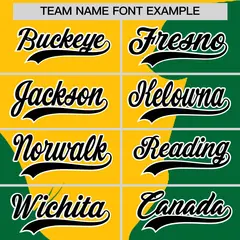 Gold Kelly Green Couple Silhouettes Valentine's Day Baseball Jersey 4