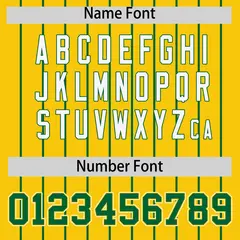 Gold Kelly Green Gradient Stripe Sleeves Baseball Jersey 4