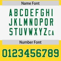 Gold Kelly Green Raglan Sleeves Football Jersey 4