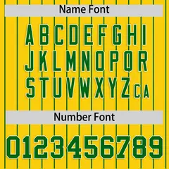 Gold Kelly Green Stripe Raglan Baseball Jersey 4