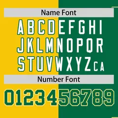 Gold Kelly Green Striped Two Tone Authentic Baseball Jersey 4