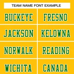 Gold Kelly Green-White Classic Mesh Football Jersey 3