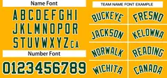 Gold Kelly Green-White Classic Two-Button Softball Jersey 3
