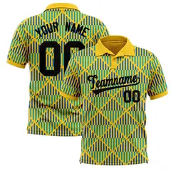 Gold Lingge Sunshine Polo Shirt