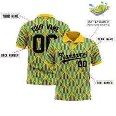 Gold Lingge Sunshine Polo Shirt 2