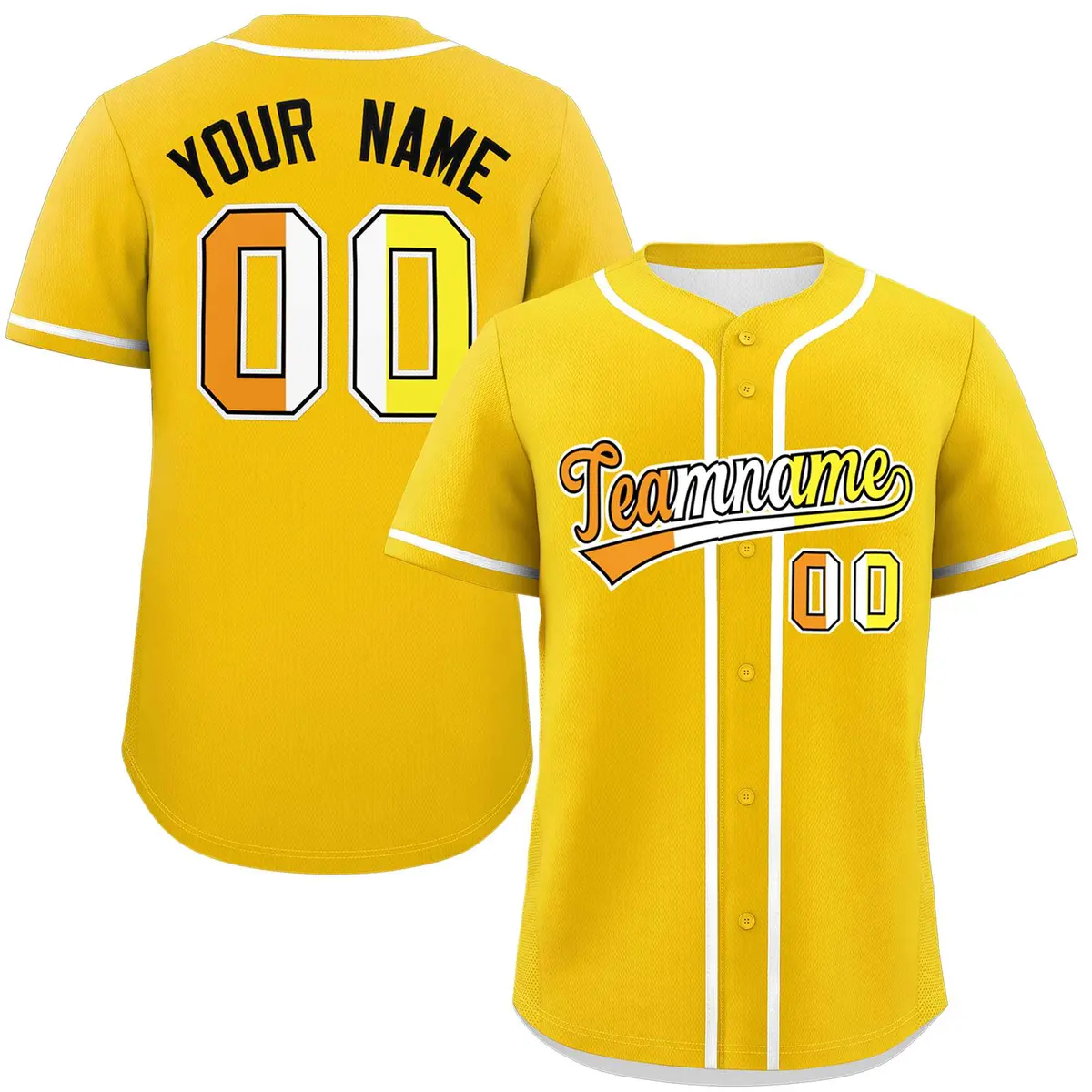 Gold Maverique Pride Month Authentic Classic Baseball Jersey