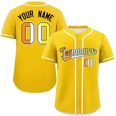 Gold Maverique Pride Month Authentic Classic Baseball Jersey
