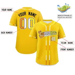 Gold Maverique Pride Month Authentic Classic Baseball Jersey 2