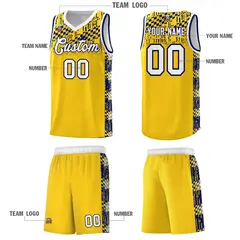 Gold Mosaic Stars Basketball Uniform Jersey 5