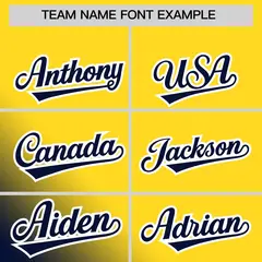 Gold Navy Diagonal Stripe Gradient Fashion Baseball Jersey 3