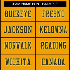 Gold Navy-Gold Classic Style Authentic Football Jersey 3