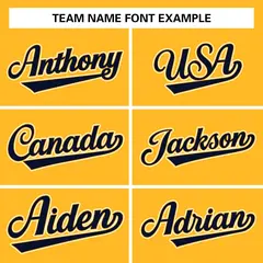 Gold Navy-Gold Raglan Sleeves Varsity Full-Snap Letterman Jacket 5