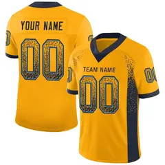 Gold Navy-Powder Blue Drift Mesh Football Jersey 1