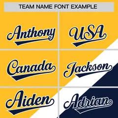 Gold Navy Raglan Varsity Letterman Baseball Jacket 3