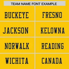 Gold Navy Shoulder Star Pattern Flag Football Jersey 3