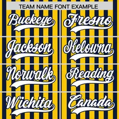 Gold Navy White American Flag Graffiti Baseball Jersey 3