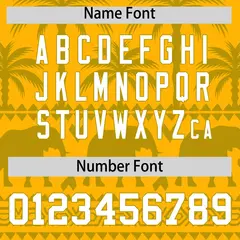 Gold Old Gold Graffiti Pattern Bossinia Baseball Jersey 4