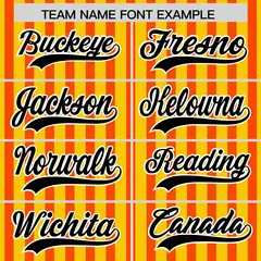 Gold Orange American Flag Graffiti Baseball Jersey 3