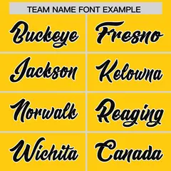 Gold Orange and Black Sides Gradient Fashion Football Jersey 3