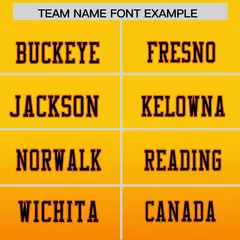 Gold Orange Gradient Fashion Authentic Football Jersey 3