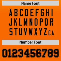 Gold Orange Gradient Fashion Authentic Football Jersey 4