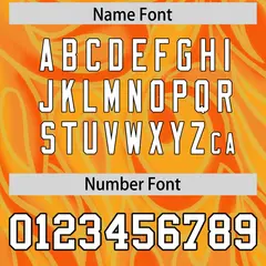 Gold Orange Graffiti Pattern Authentic Football Jersey 4