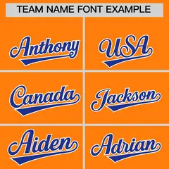 Gold Orange Royal Blue White Full-Snap Short Sleeve Varsity Jacket 5